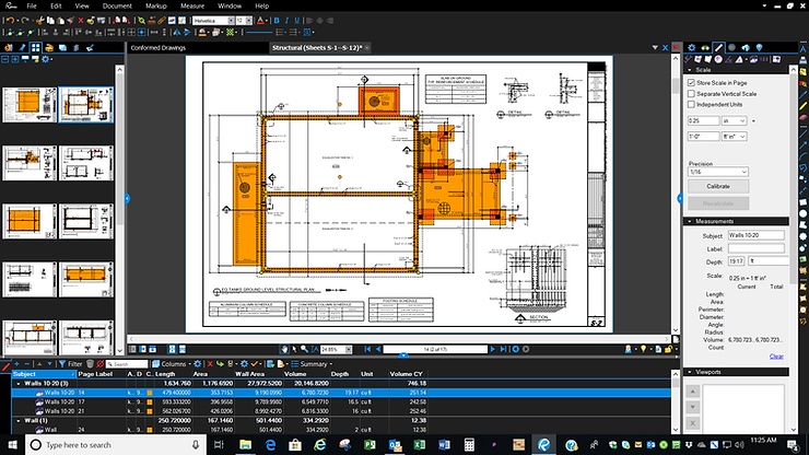 Bluebeam Estimating Concrete For Construction