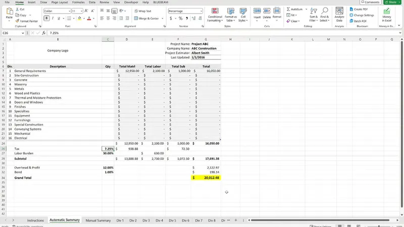 Construction Bid Tutorial thumbnail